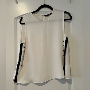 Zara buissness wear tank top with buttons